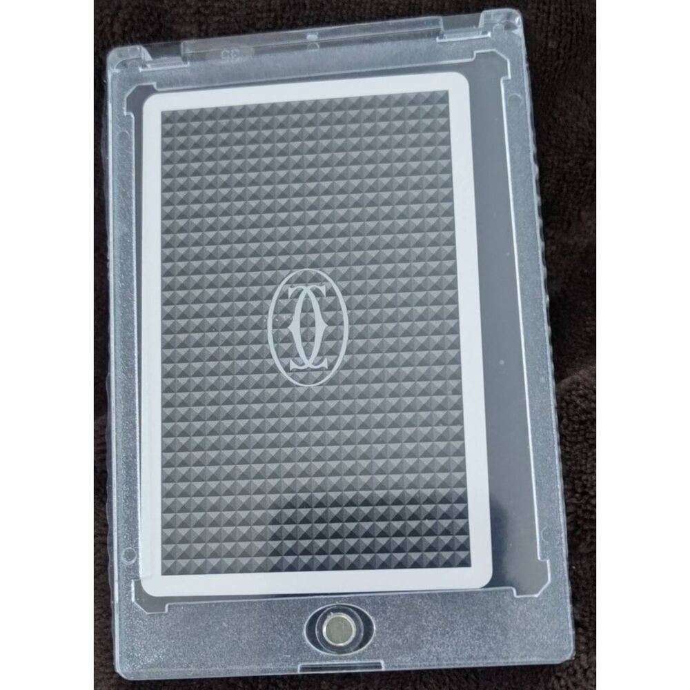 CARTIER DESIGNER AUTHENTIC PLAYING CARD NEW IN PROTECTIVE COVER 2 OF SPADES